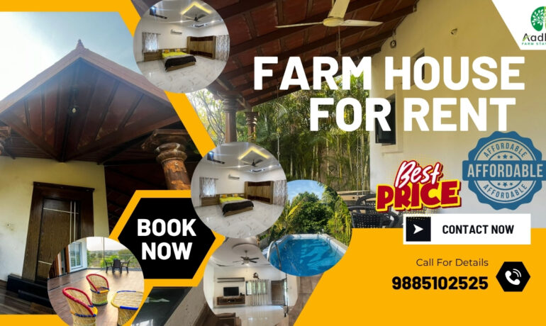 Farmhouse for Rent in Moinabad Hyderabad