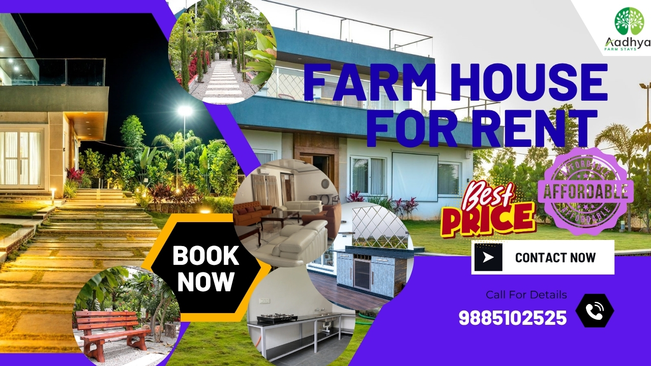 Farmhouse for Rent in Thangadpally Hyderabad